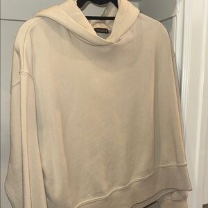 Zara Cream Hooded Sweatshirt